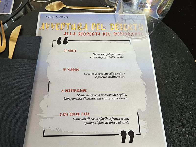 menu mediorientale con con chef a domicilio a Milano