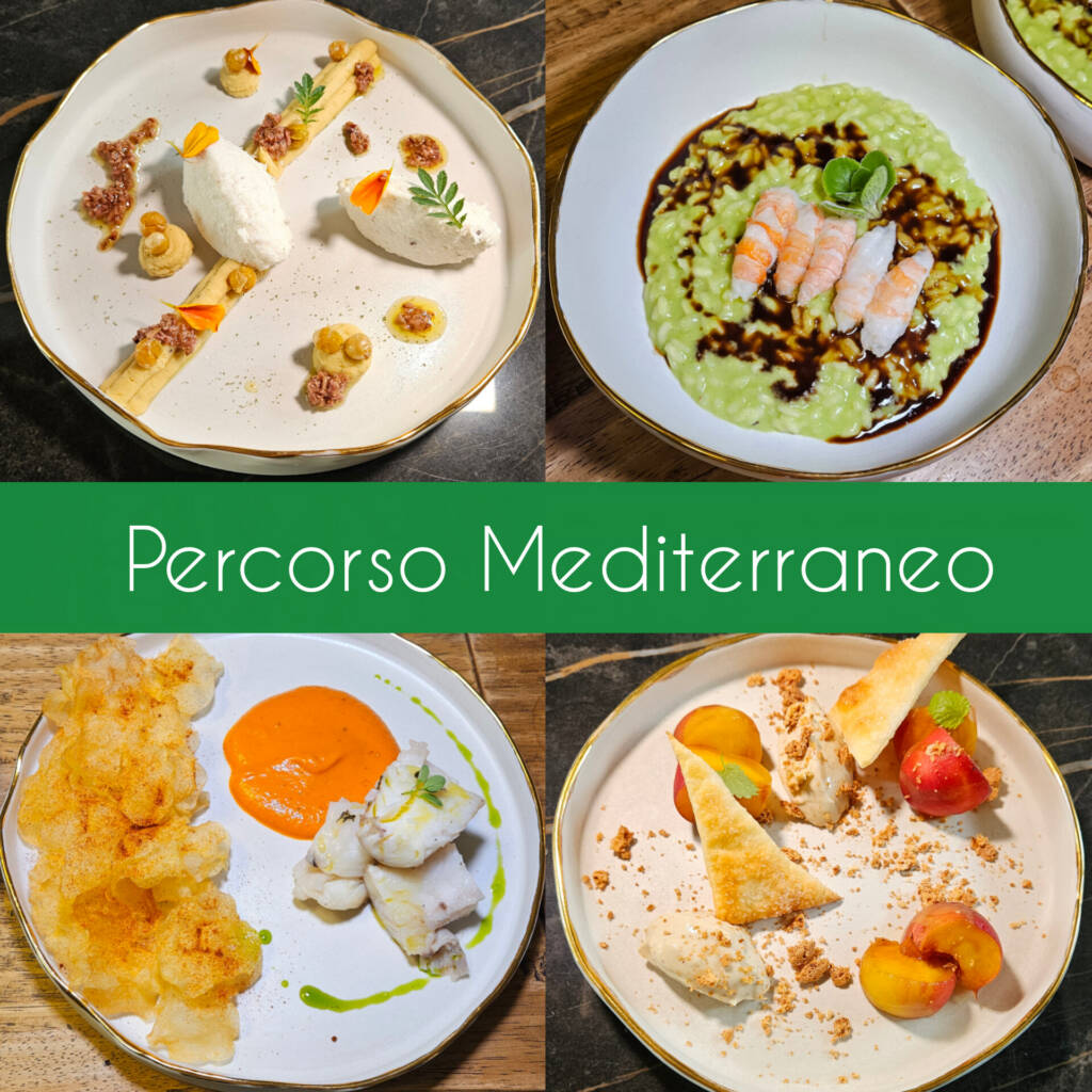 Private Chef Lake Como - Percorso Mediterraneo tasting menu, coastal maritime dishes