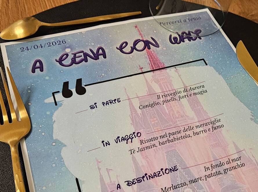 menu a tema disney con chef a domicilio a Milano